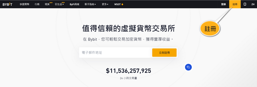 Bybit註冊-電腦版