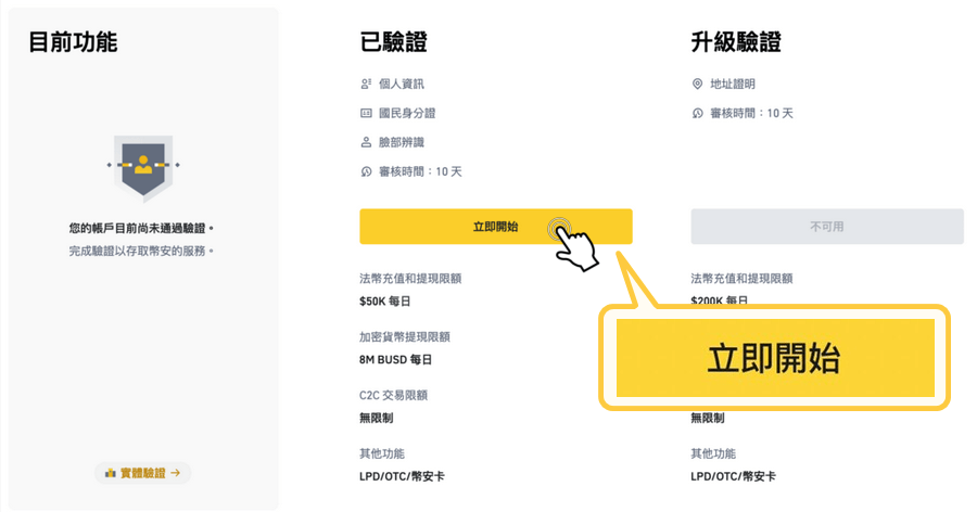 幣安KYC身分驗證流程-1